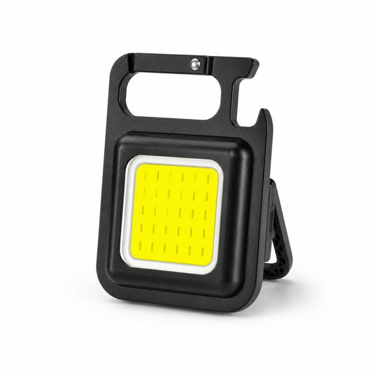 3x Mini LED svetilka za ključe za ponovno polnjenje – vodoodporna zasilna luč