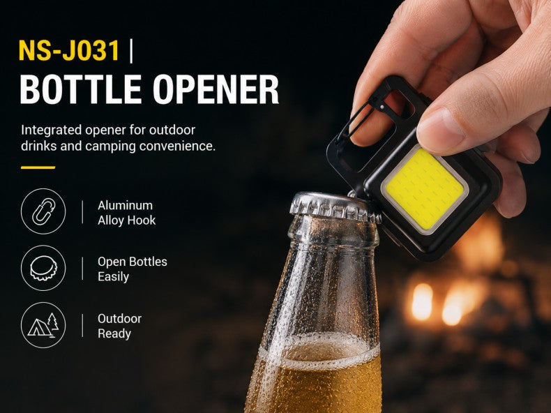 3-Pack Rechargeable Mini LED Keychain Flashlight – Waterproof Emergency Light